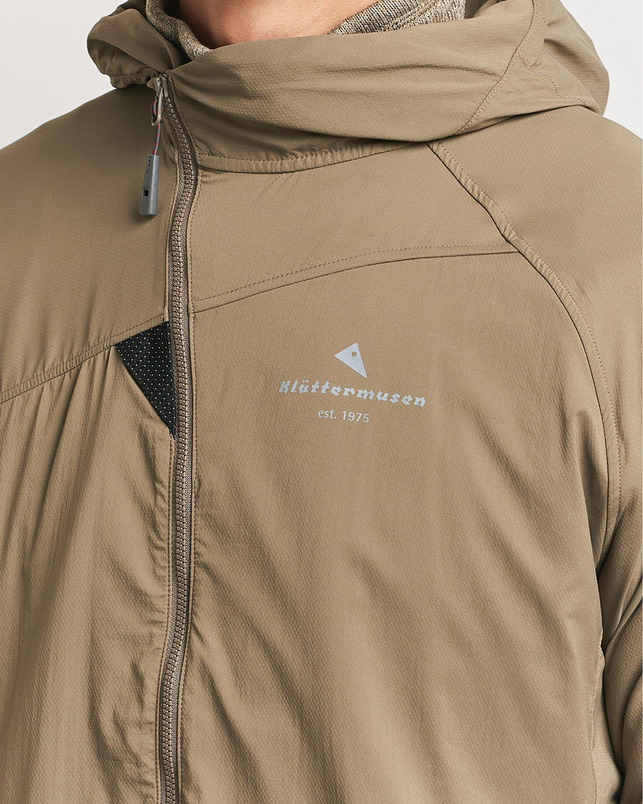 Heren | Jassen | Klättermusen | 74 Levitend Active Hooded Jacket Dark Khaki
