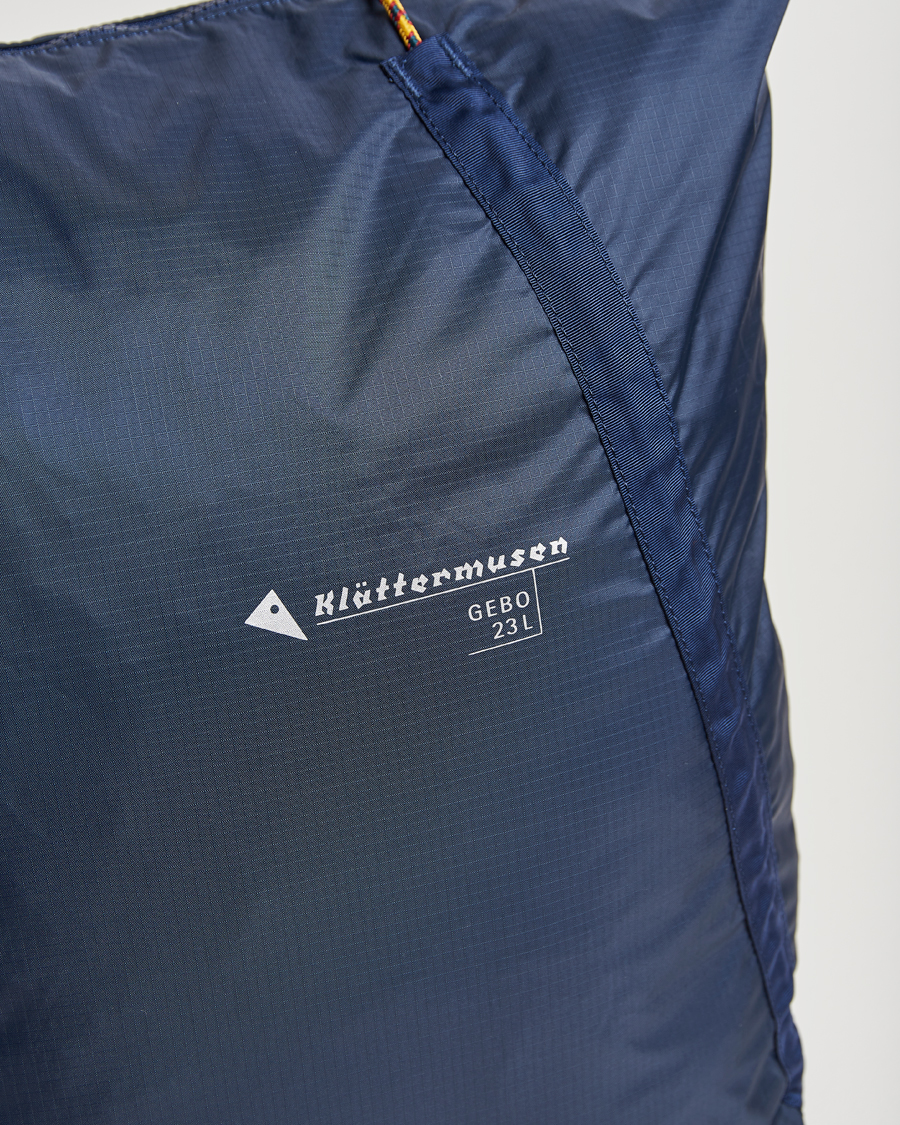 Homme | Klättermusen Gebo 23L Lightweight Totebag Indigo Blue | Klättermusen | Gebo 23L Lightweight Totebag Indigo Blue
