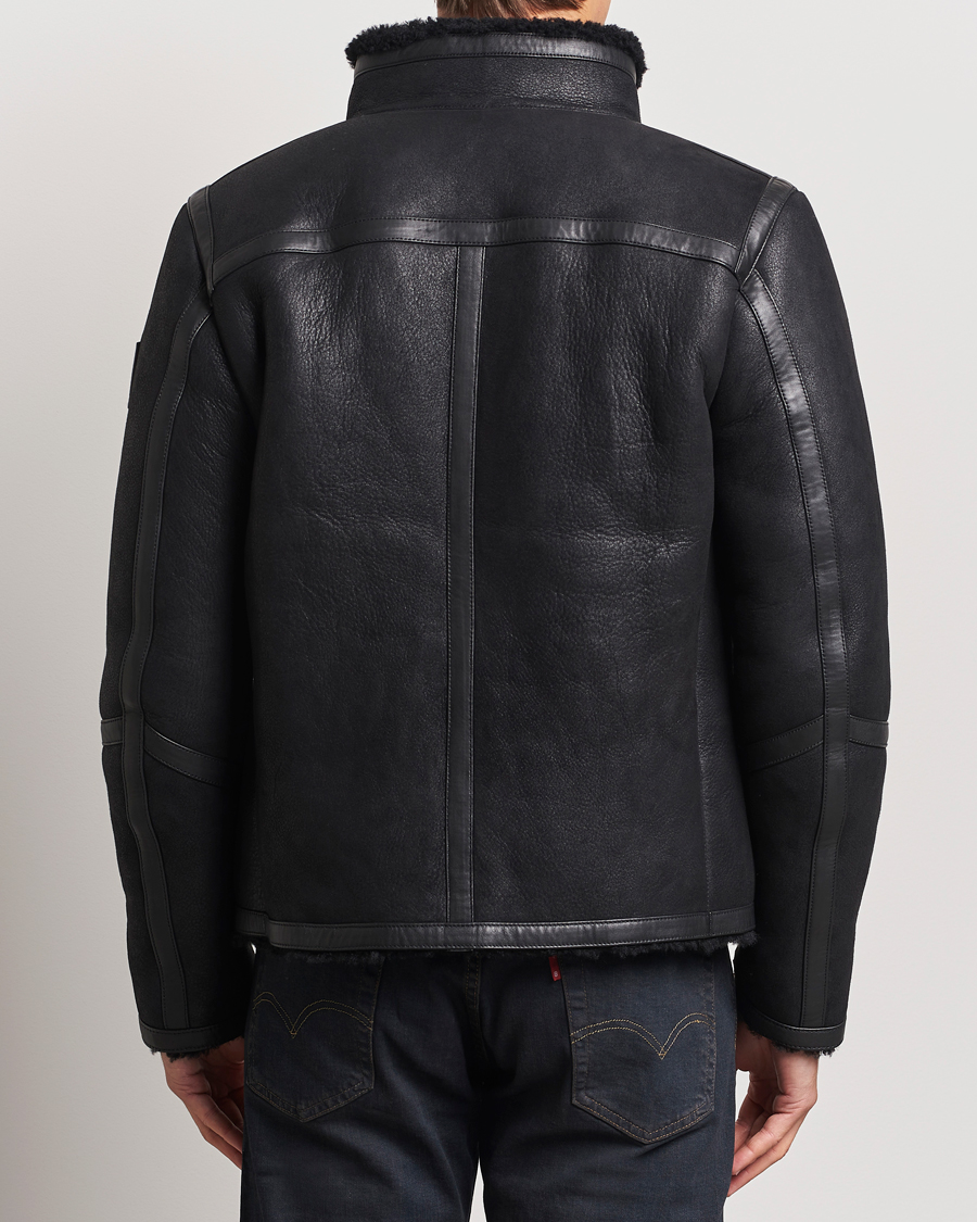 Heren | Jassen | Belstaff | Tundra Sherling Leather Jacket Black