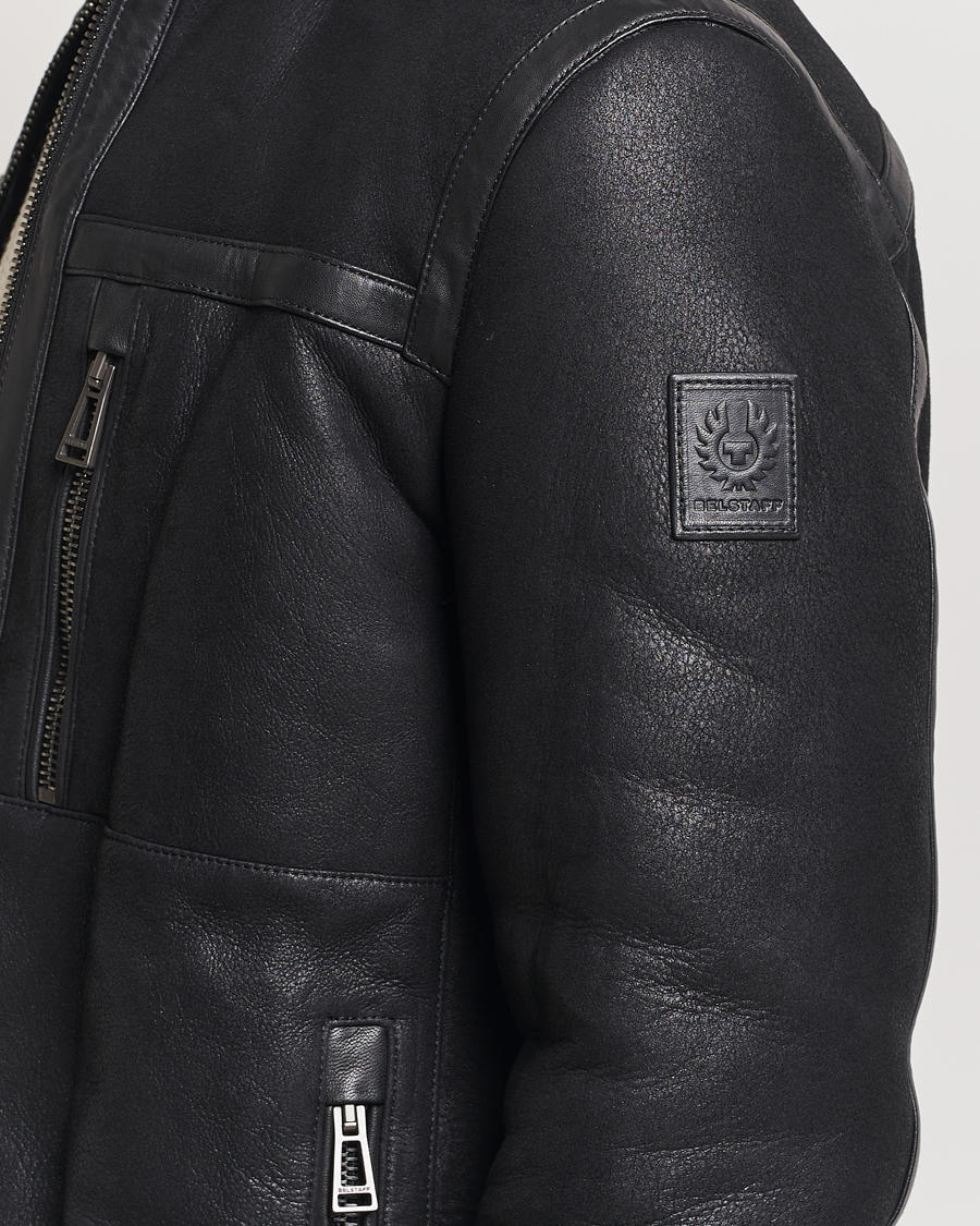 Heren | Jassen | Belstaff | Tundra Sherling Leather Jacket Black