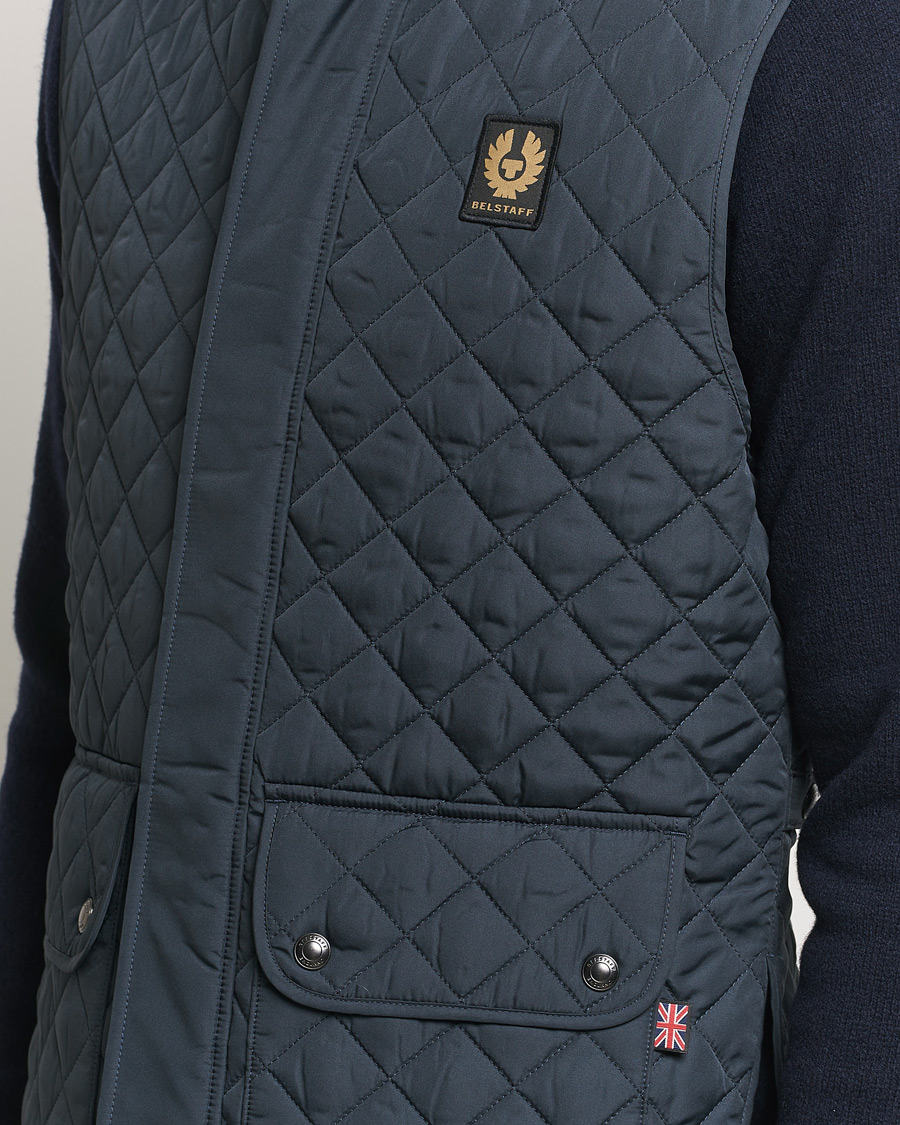Homme | Manteaux Et Vestes | Belstaff | Icon Gilet Dark Navy