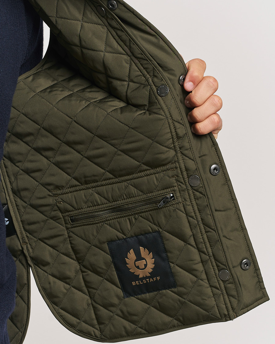 Homme | Manteaux Et Vestes | Belstaff | Icon Gilet Faded Olive