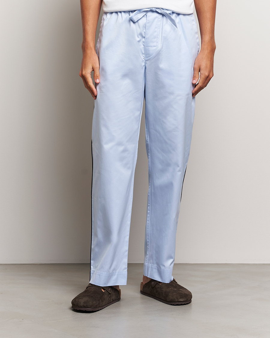 Heren | Pyjama's en gewaden | Tekla | Sateen Pyjama Pants Bellhop Blue