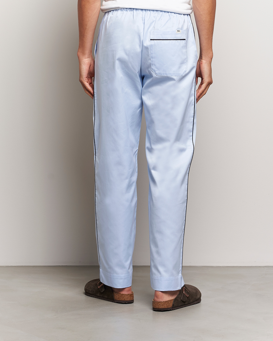 Heren | Pyjama's en gewaden | Tekla | Sateen Pyjama Pants Bellhop Blue