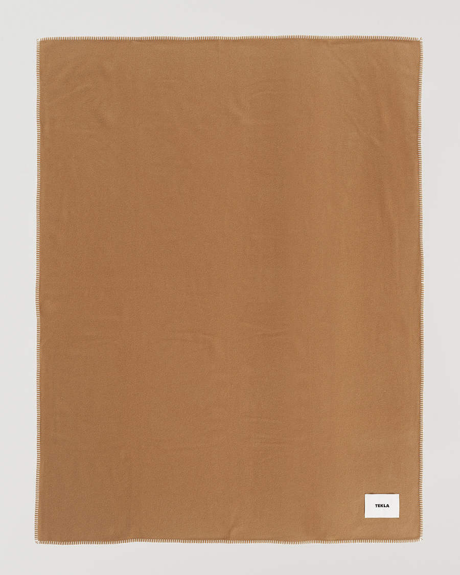Homme | Tekla Lambswool Blanket Oak | Tekla | Lambswool Blanket Oak
