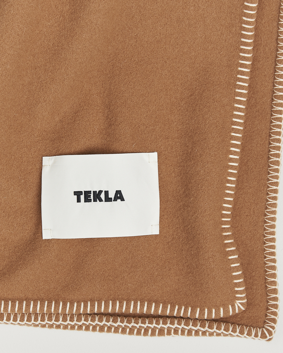 Homme | Tekla Lambswool Blanket Oak | Tekla | Lambswool Blanket Oak