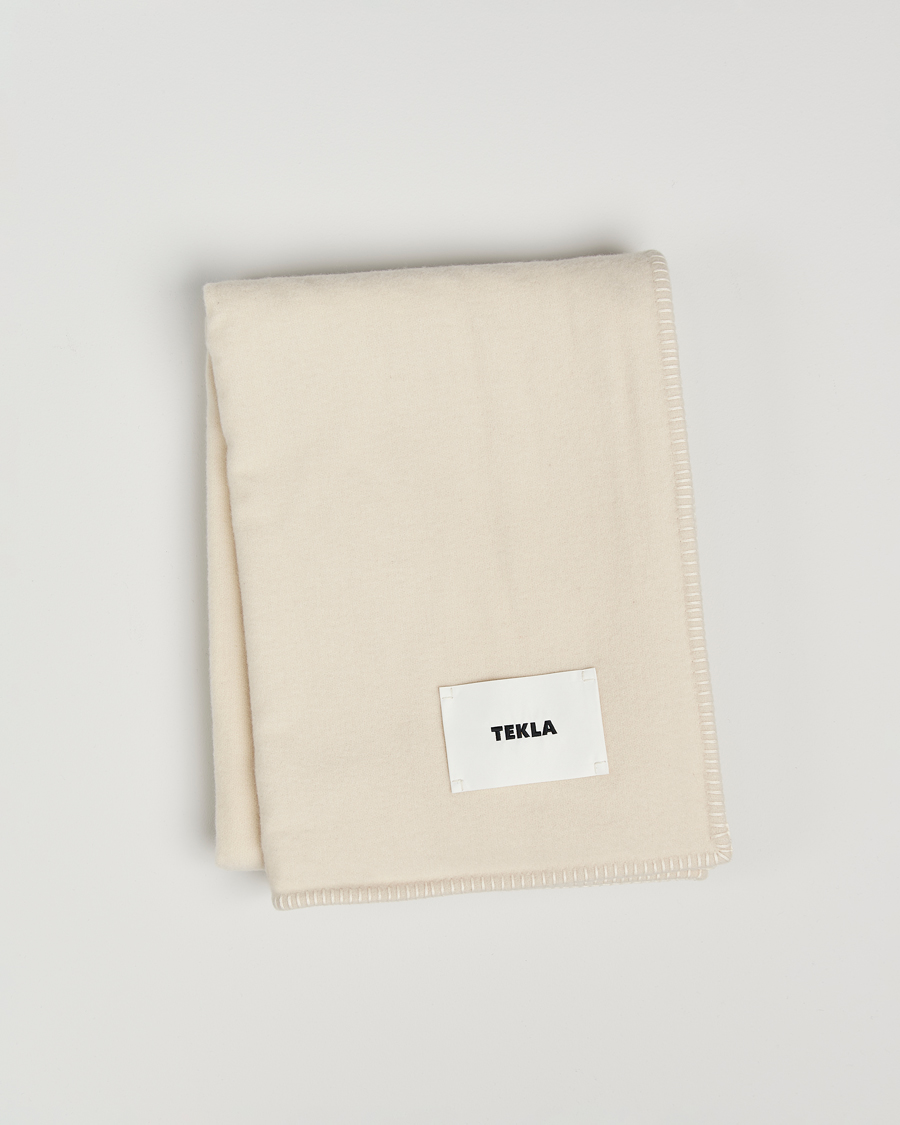 Heren | Tekla Lambswool Blanket Snow | Tekla | Lambswool Blanket Snow
