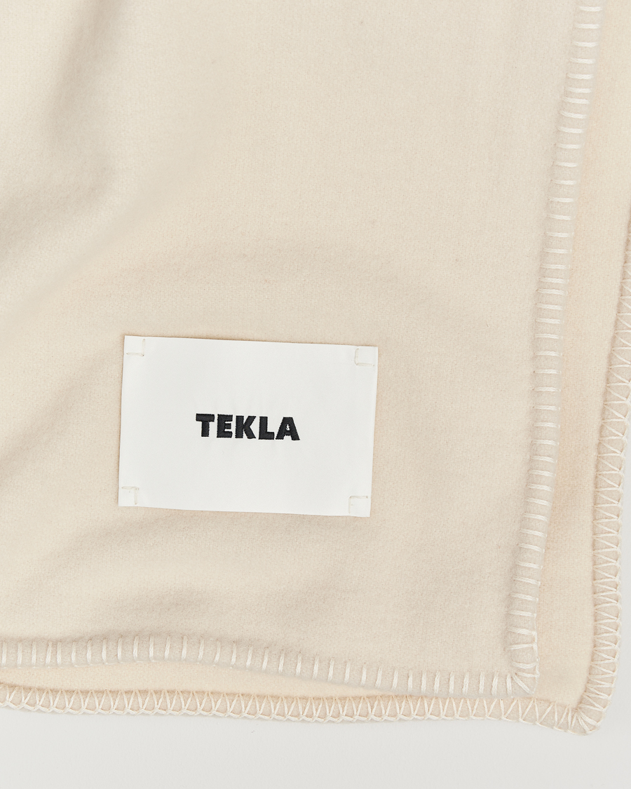 Heren | Tekla Lambswool Blanket Snow | Tekla | Lambswool Blanket Snow