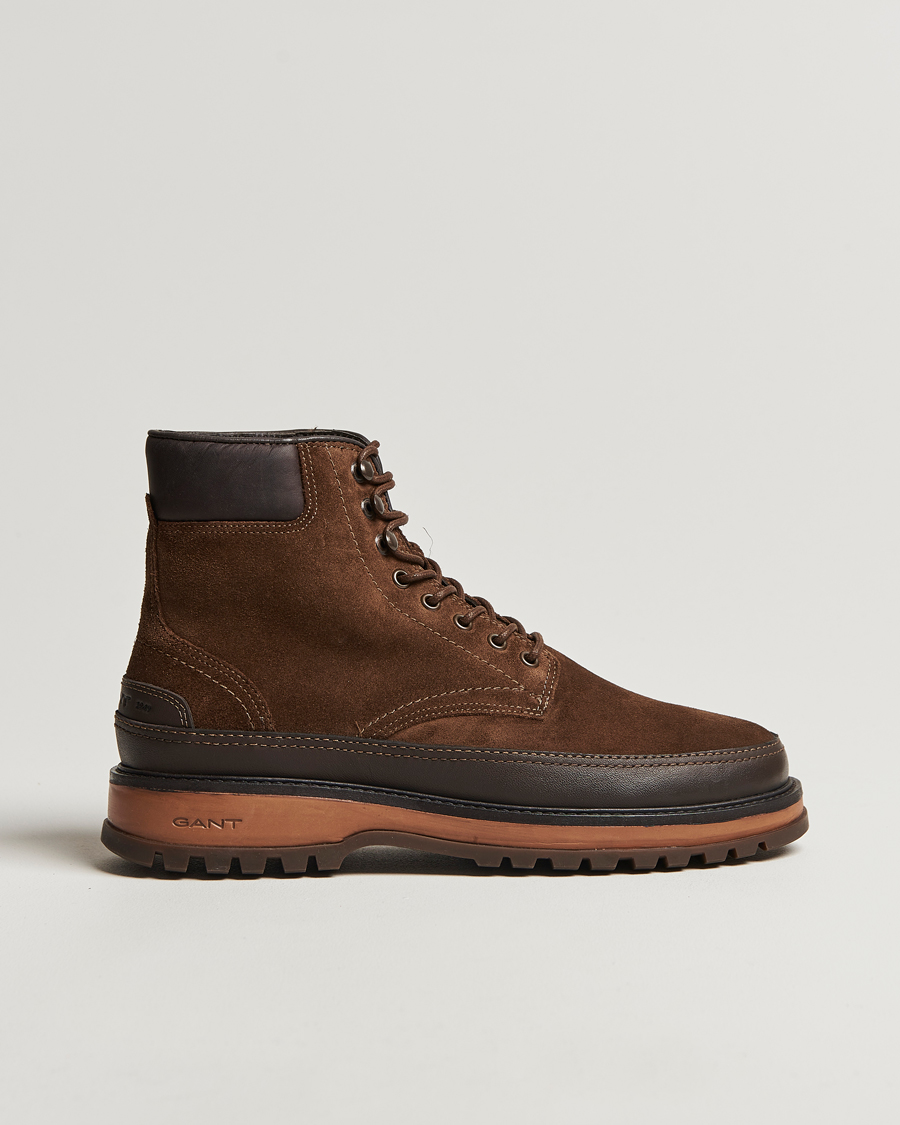 Heren | GANT Clefton Felt Lined Suede Boot Tobacco Brown | GANT | Clefton Felt Lined Suede Boot Tobacco Brown