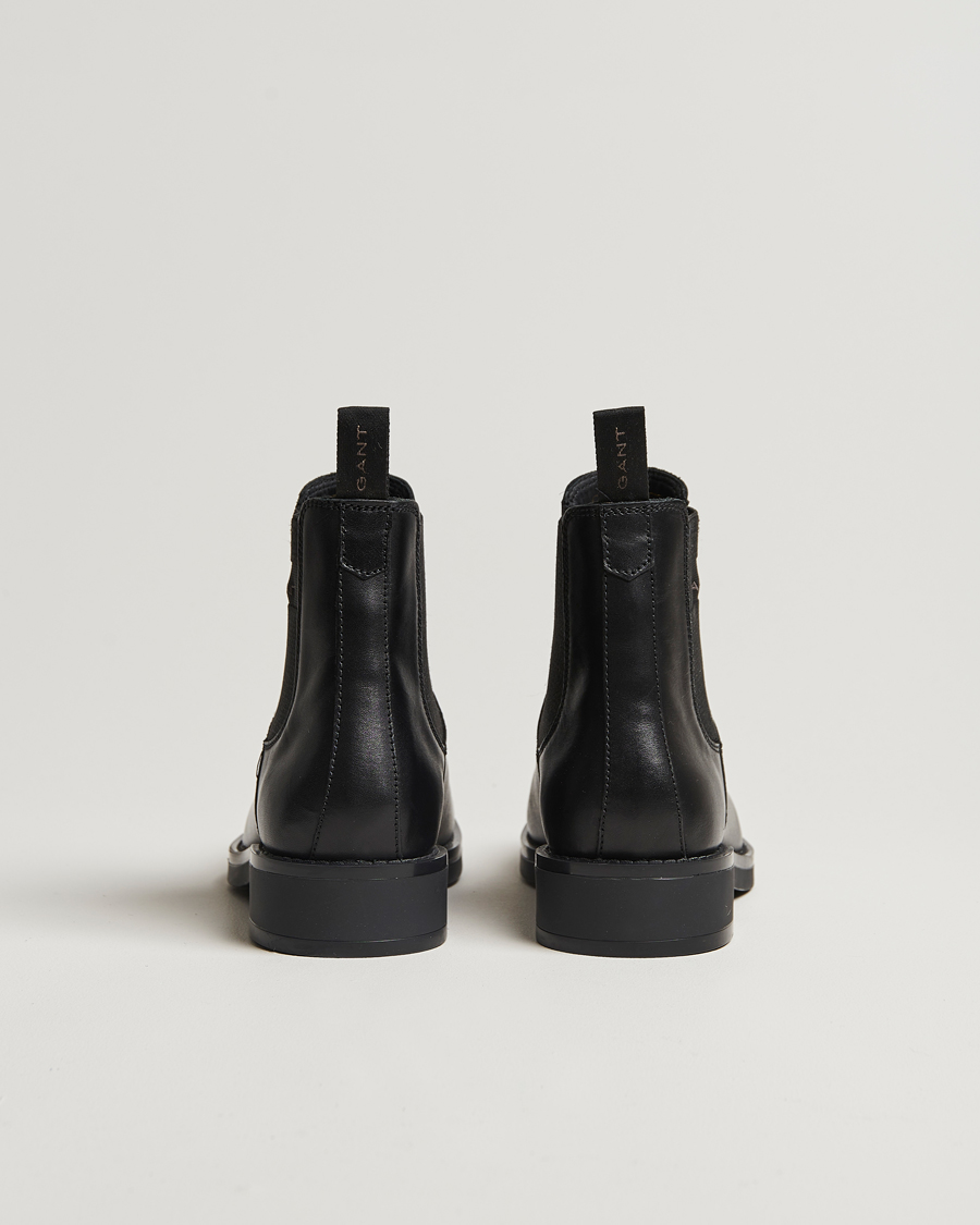 Heren | GANT Prepdale Leather Chelsea Boot Black | GANT | Prepdale Leather Chelsea Boot Black