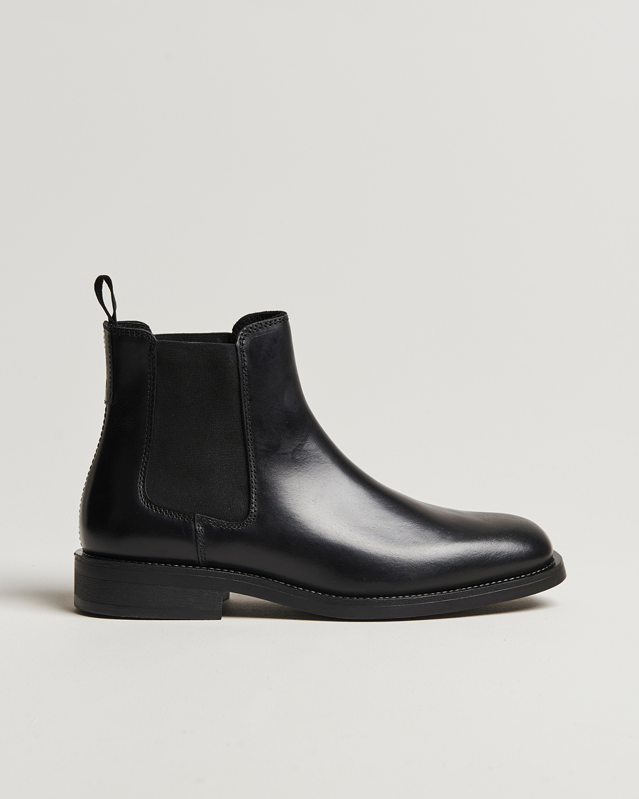 Heren | GANT Rizmood Leather Chelsea Boot Black | GANT | Rizmood Leather Chelsea Boot Black