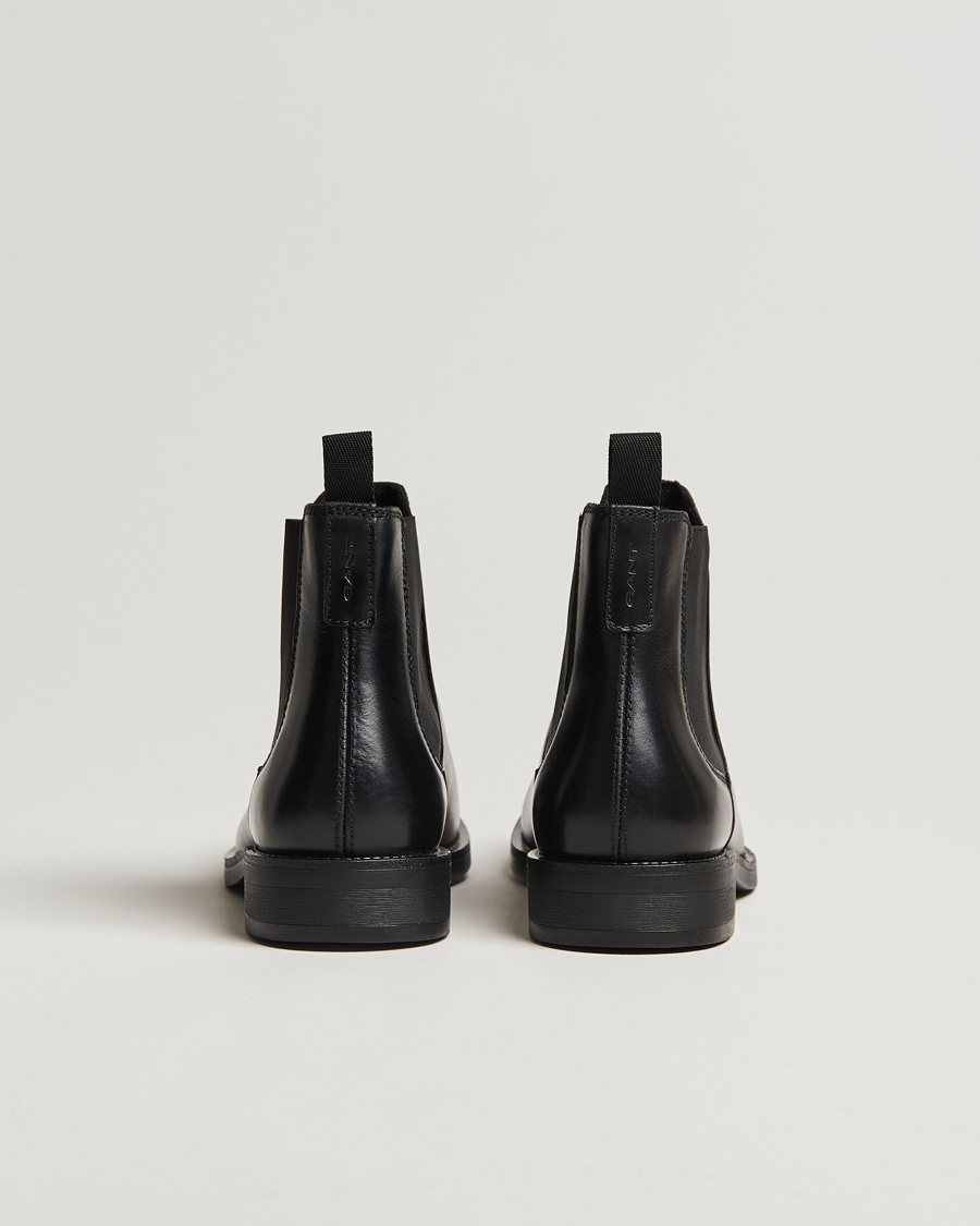 Heren | GANT Rizmood Leather Chelsea Boot Black | GANT | Rizmood Leather Chelsea Boot Black