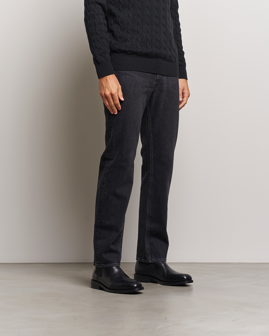 Heren | GANT Rizmood Leather Chelsea Boot Black | GANT | Rizmood Leather Chelsea Boot Black