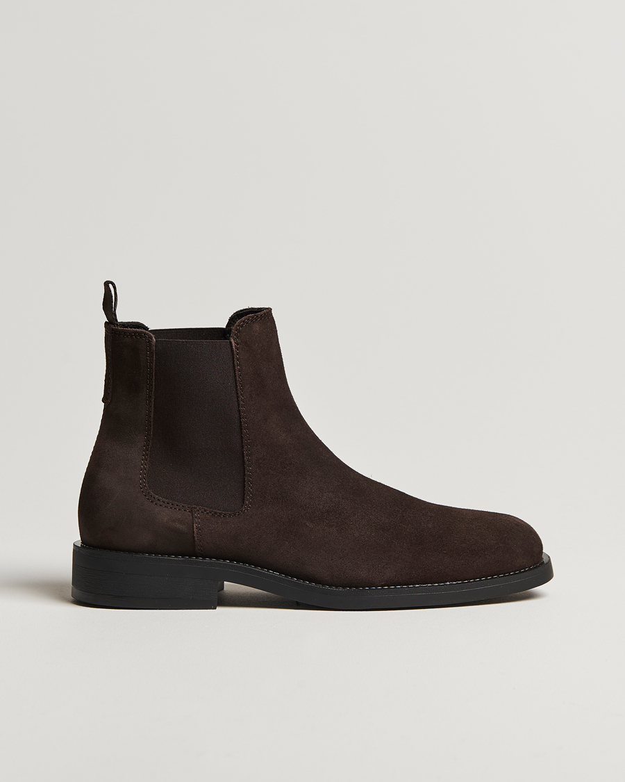 Heren | GANT Rizmood Suede Chelsea Boot Dark Brown | GANT | Rizmood Suede Chelsea Boot Dark Brown