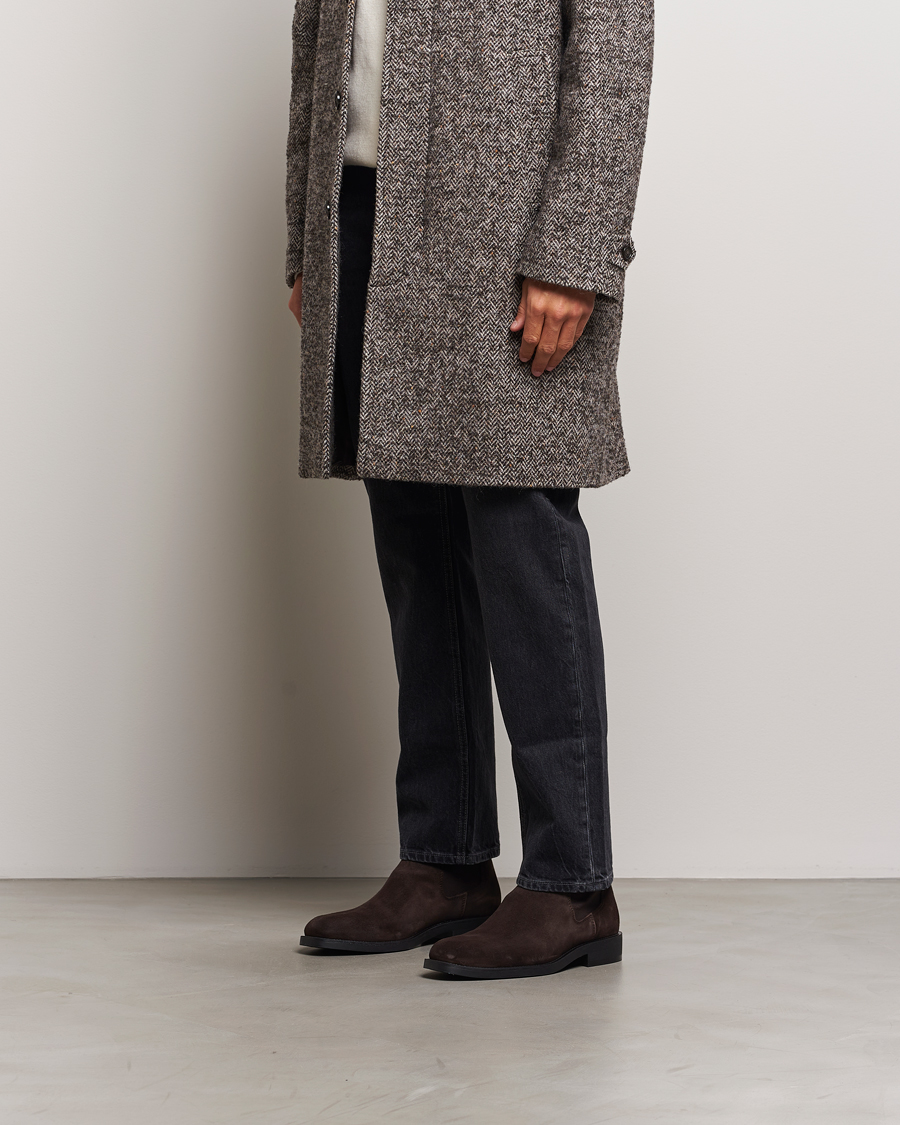 Heren | GANT Rizmood Suede Chelsea Boot Dark Brown | GANT | Rizmood Suede Chelsea Boot Dark Brown
