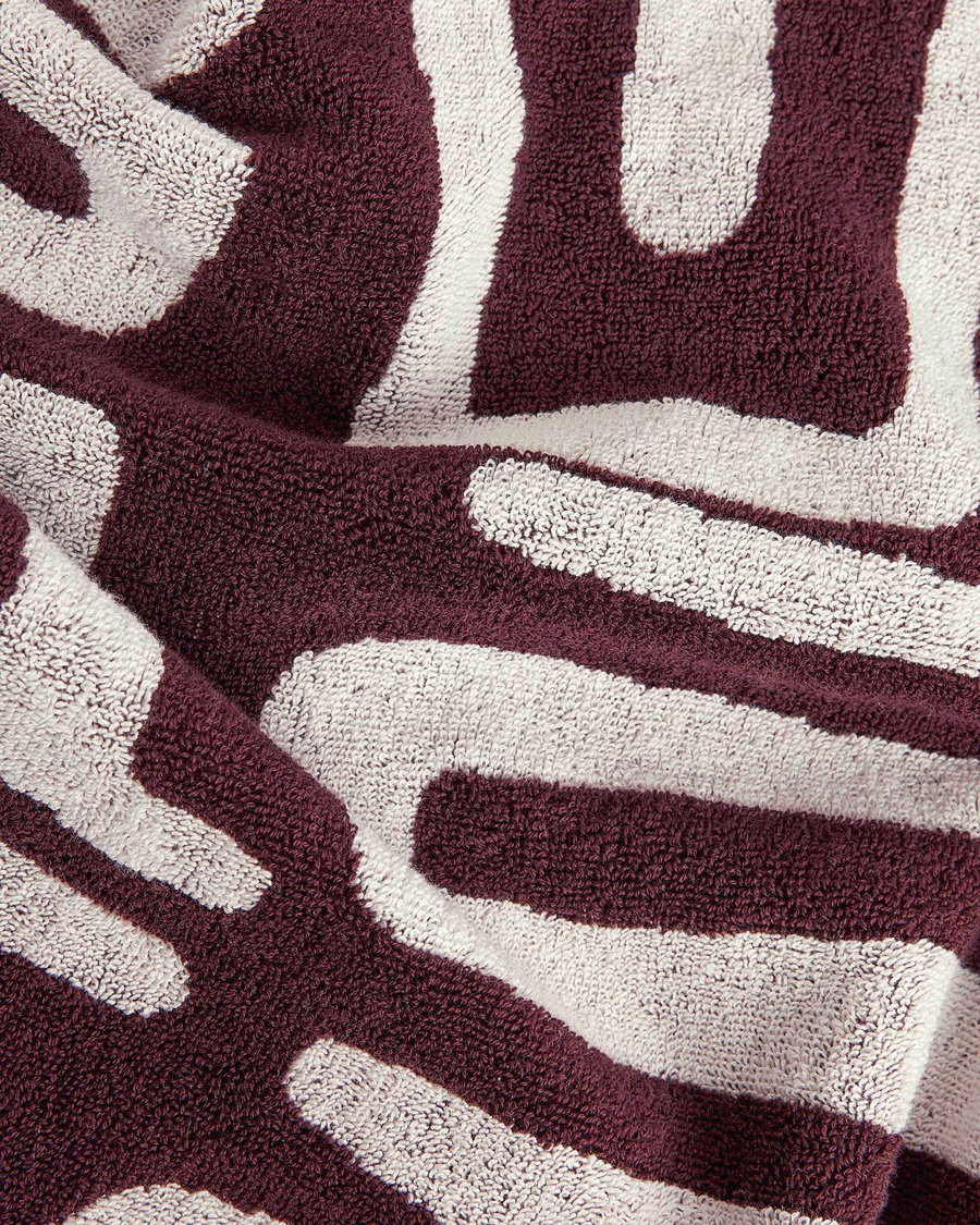 Heren | Stoffen | OAS | Kalahara Towel Brown/Beige