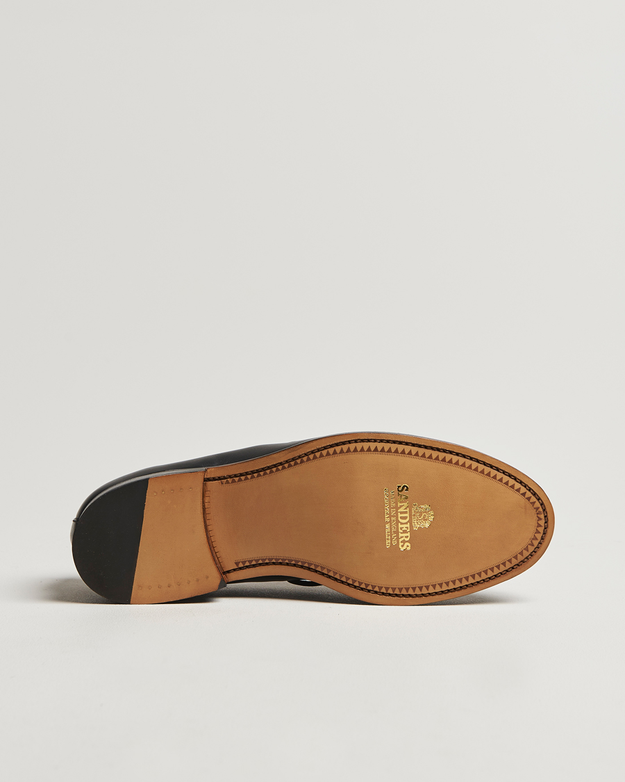 Homme | Sanders Finschley Calf Tassel Loafer Black | Sanders | Finschley Calf Tassel Loafer Black