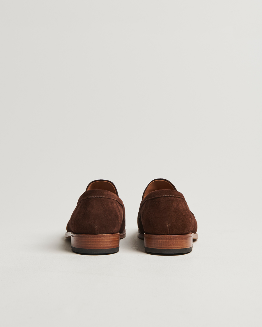 Heren | Instappers | Sanders | Aldwych Suede Penny Loafer Polo Snuff