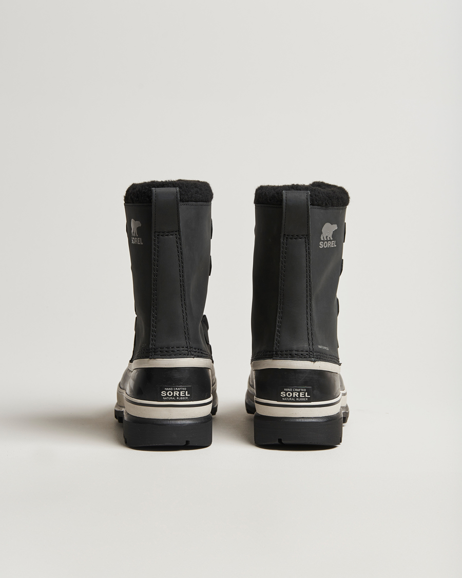 Heren | Laarzen | Sorel | Caribou WP Felt Lined Leather Boots Black