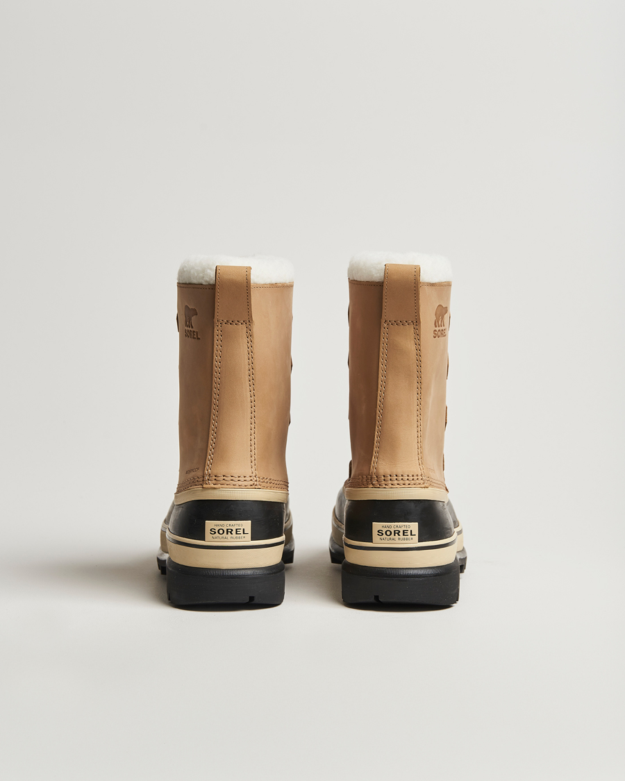 Heren | Laarzen | Sorel | Caribou WP Felt Lined Leather Boots Buff
