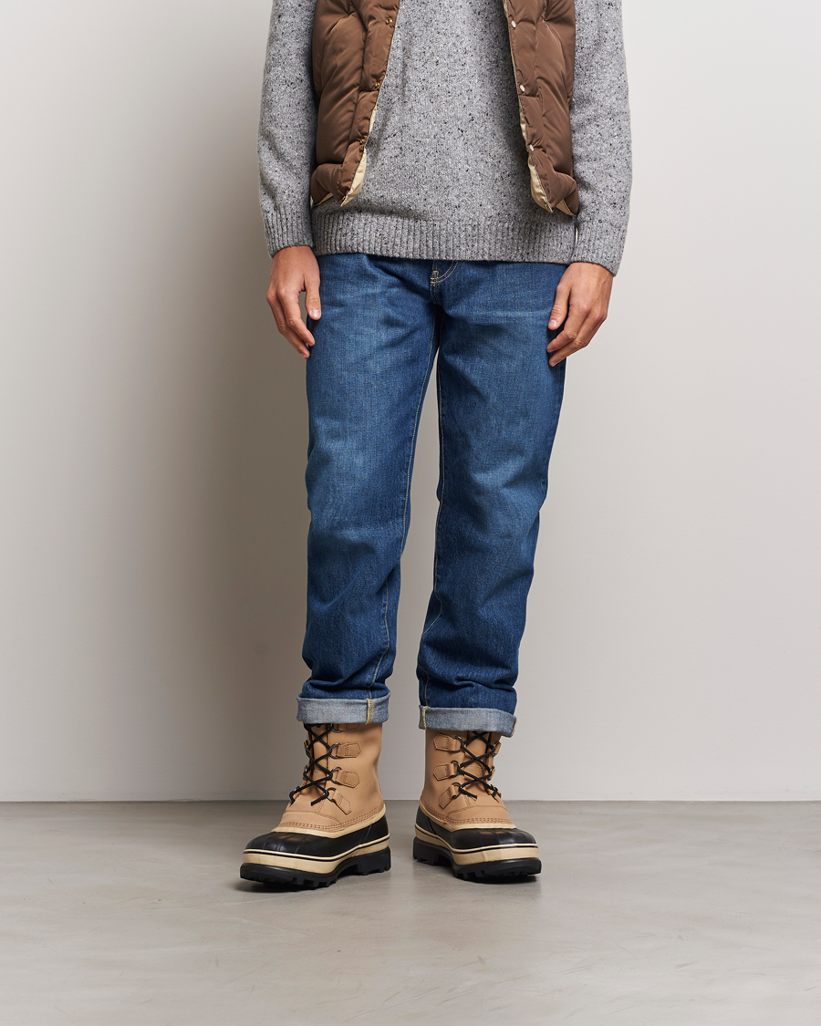 Heren | Laarzen | Sorel | Caribou WP Felt Lined Leather Boots Buff