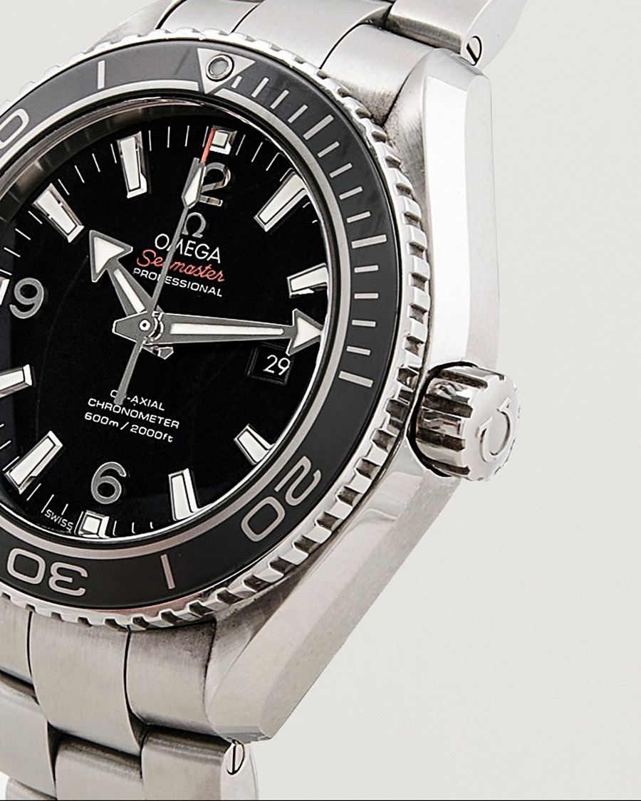 Heren | Omega Pre-Owned Seamaster PO 2323.0382.0010.01 Steel Black Silver | Omega Pre-Owned | Seamaster PO 2323.0382.0010.01 Steel Black Silver