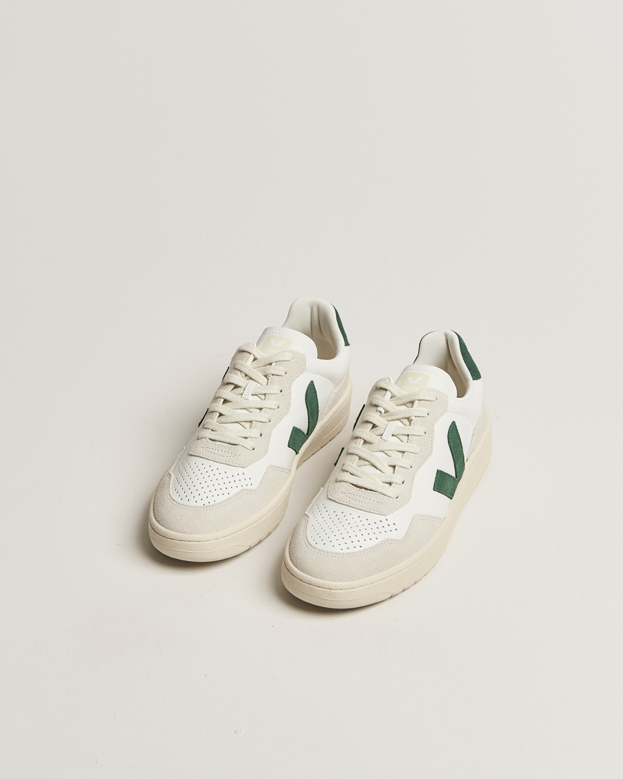 Homme | Baskets | Veja | V-90 Sneaker Extra White/Cyprus