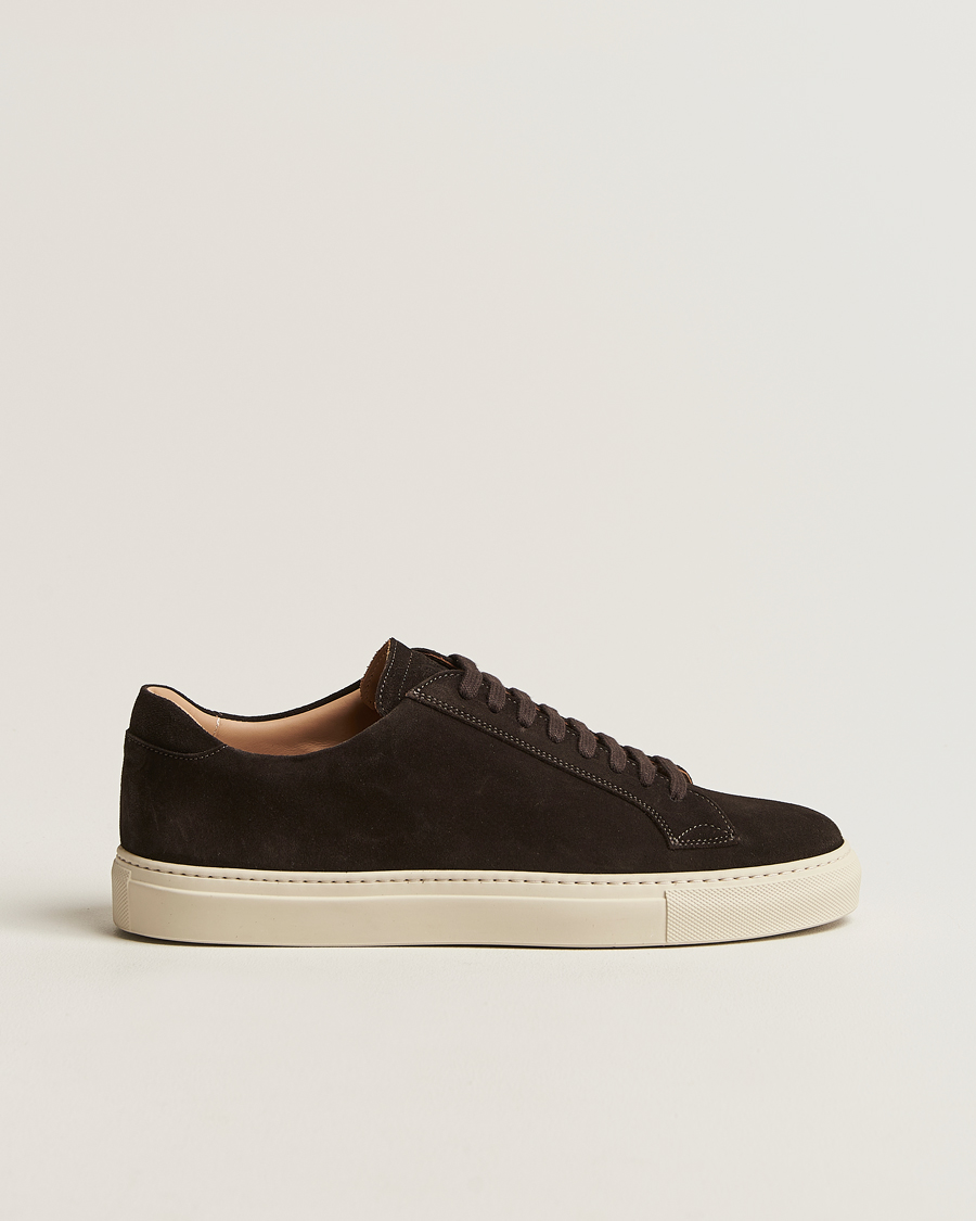 Heren | Sneakers | Sweyd | 055 Suede Sneaker Dark Brown