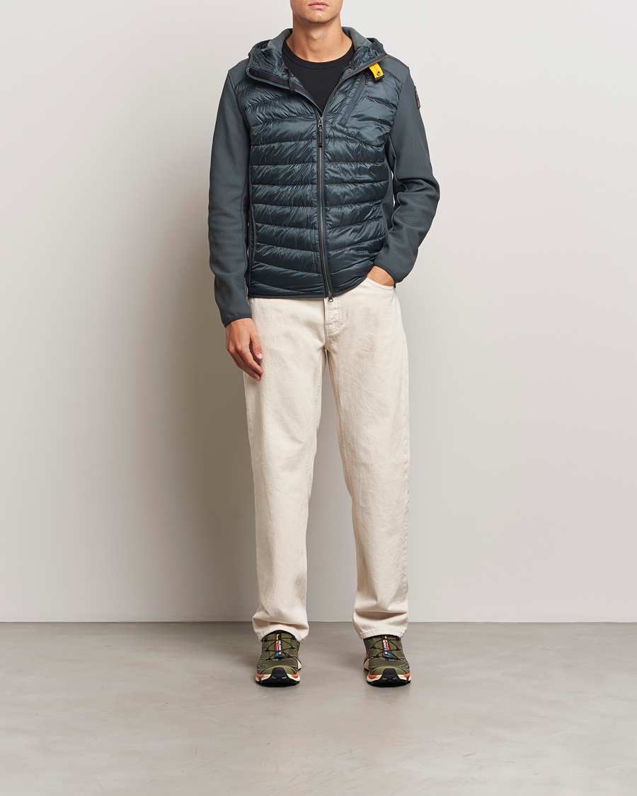 Homme | Manteaux Et Vestes | Parajumpers | Nolan Hybrid Hooded Jacket Green Gables