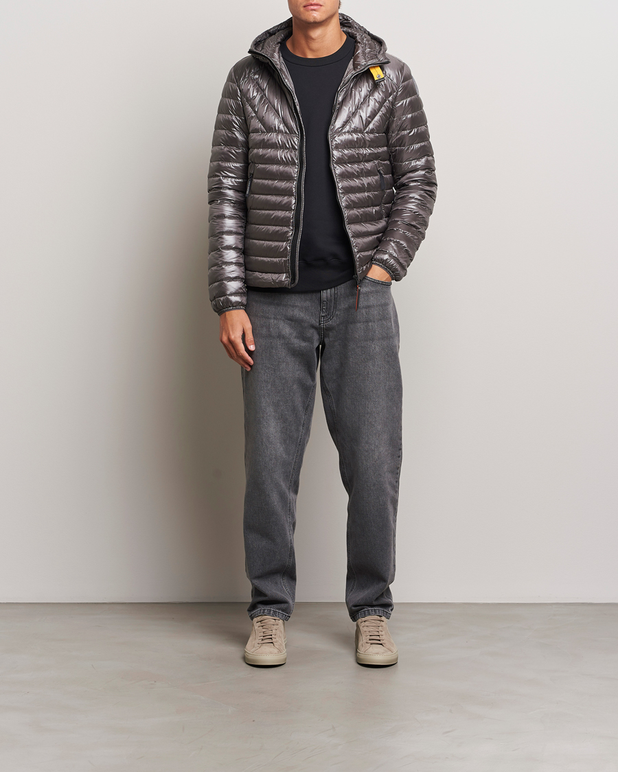 Homme | Manteaux Et Vestes | Parajumpers | Miroku Techno Puffer Hodded Jacket Rock