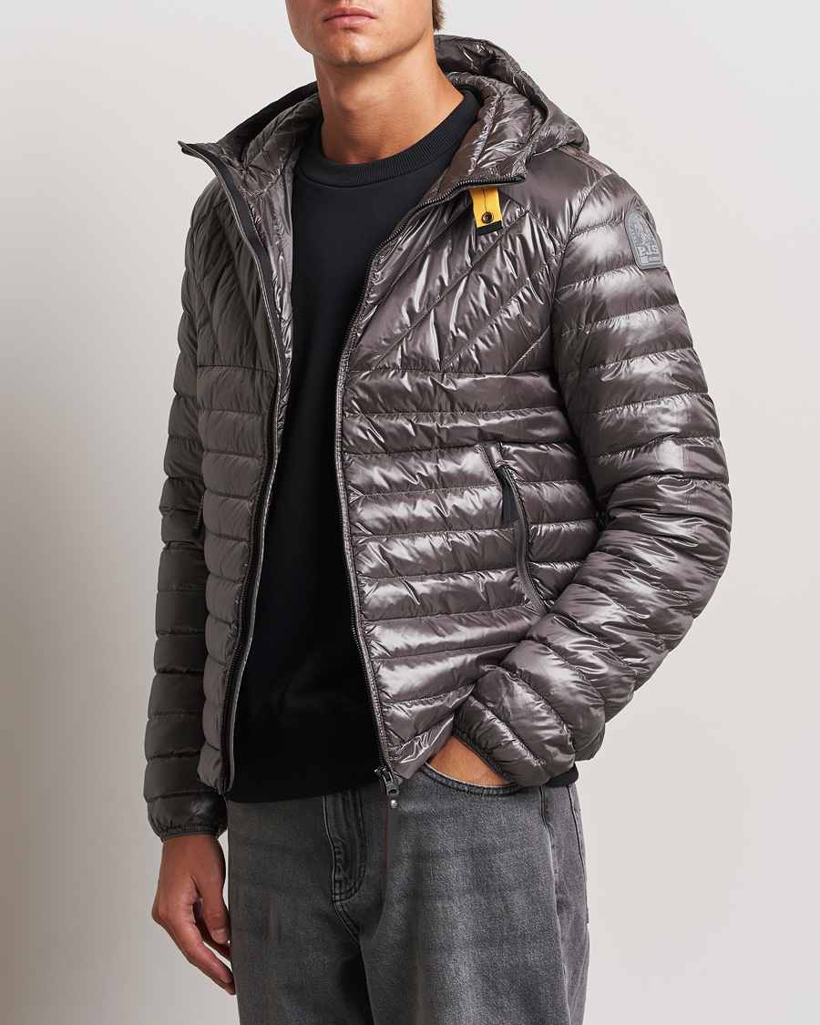 Homme | Manteaux Et Vestes | Parajumpers | Miroku Techno Puffer Hodded Jacket Rock
