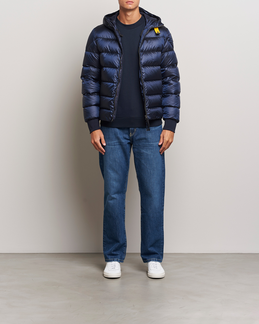 Homme | Manteaux Et Vestes | Parajumpers | Pharrell Sheen High Gloss Jacket Blue Navy