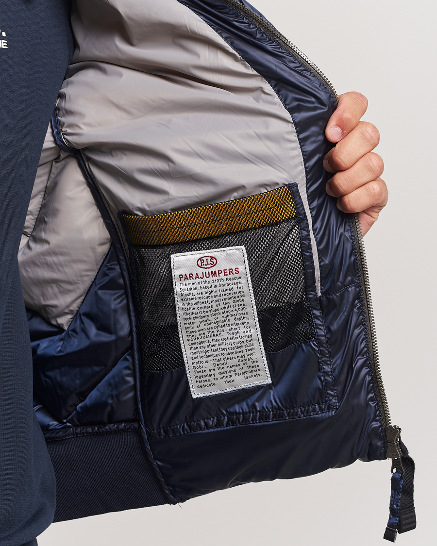 Homme | Manteaux Et Vestes | Parajumpers | Pharrell Sheen High Gloss Jacket Blue Navy