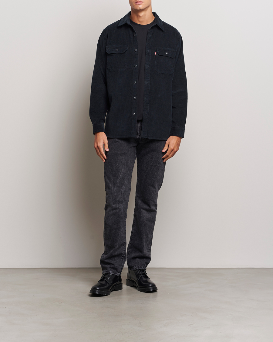 Heren | Overhemden | Levi's | Jackson Corduroy Worker Shirt Jet Black
