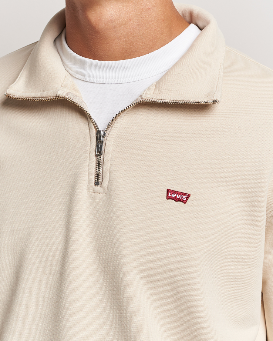 Heren | Truien | Levi's | Original Half Zip Sweater Fog
