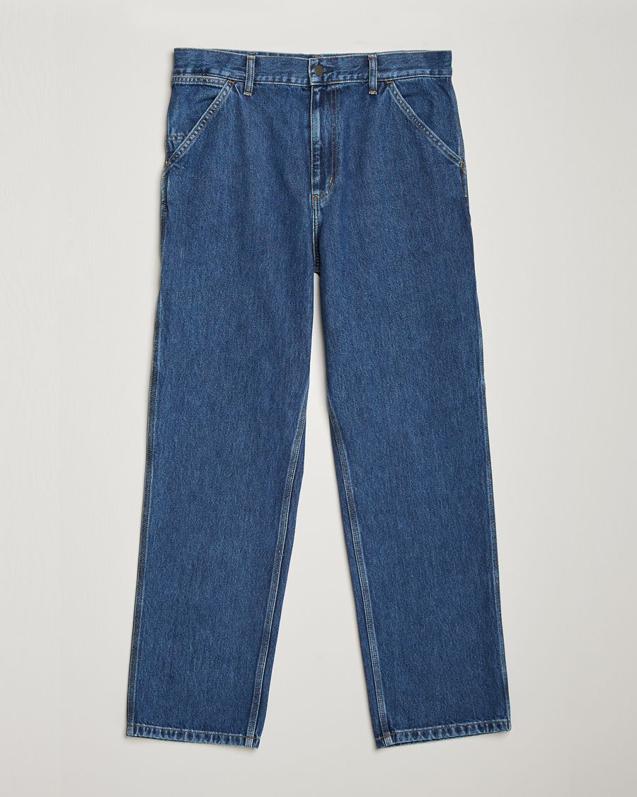 Heren | Jeans | Carhartt WIP | Single Knee Smith Denim Pants Blue Stone Washed
