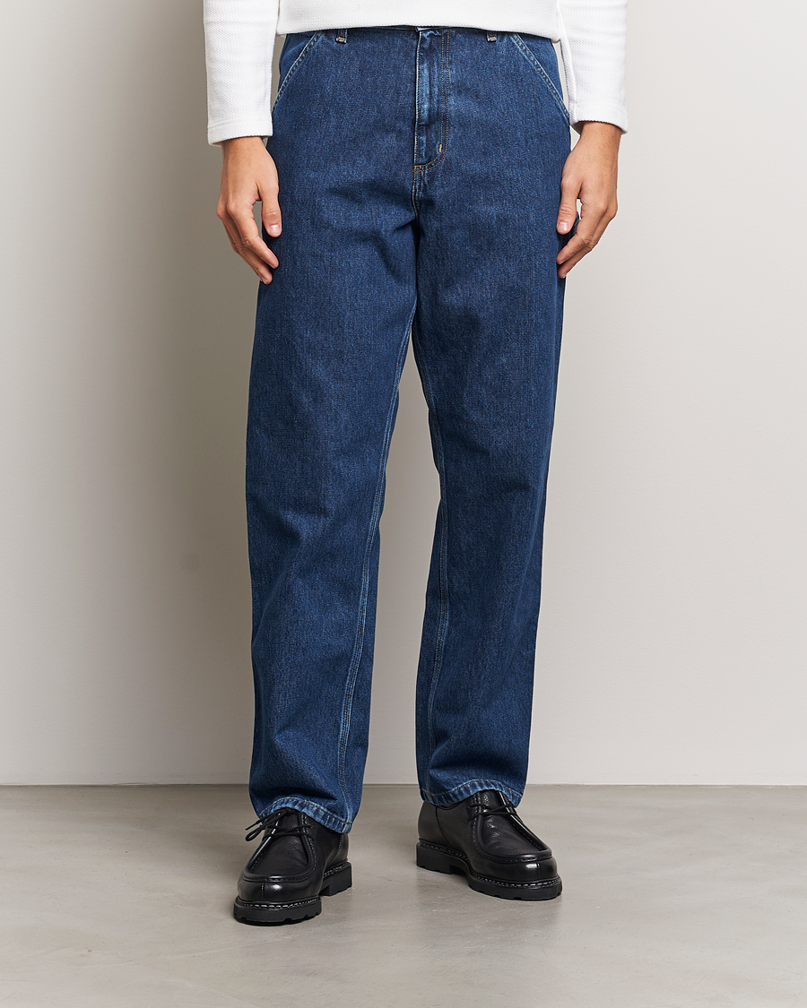 Heren | Jeans | Carhartt WIP | Single Knee Smith Denim Pants Blue Stone Washed
