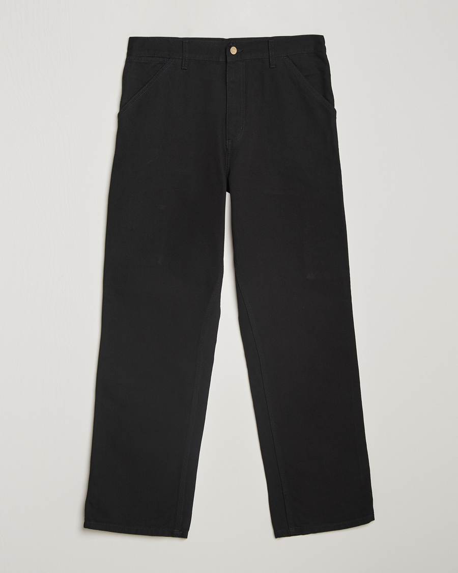 Heren | Broeken | Carhartt WIP | Single Knee Pants Dearborn Canvas Black