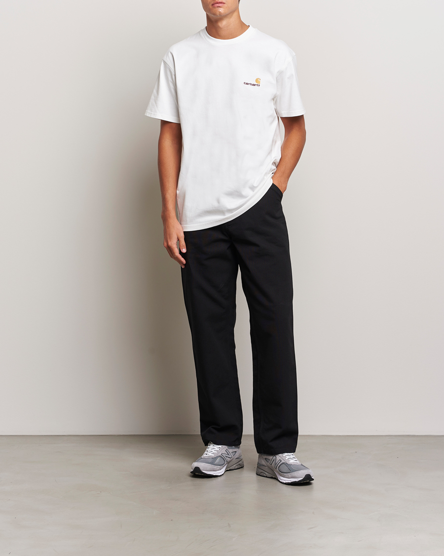 Heren | Broeken | Carhartt WIP | Single Knee Pants Dearborn Canvas Black