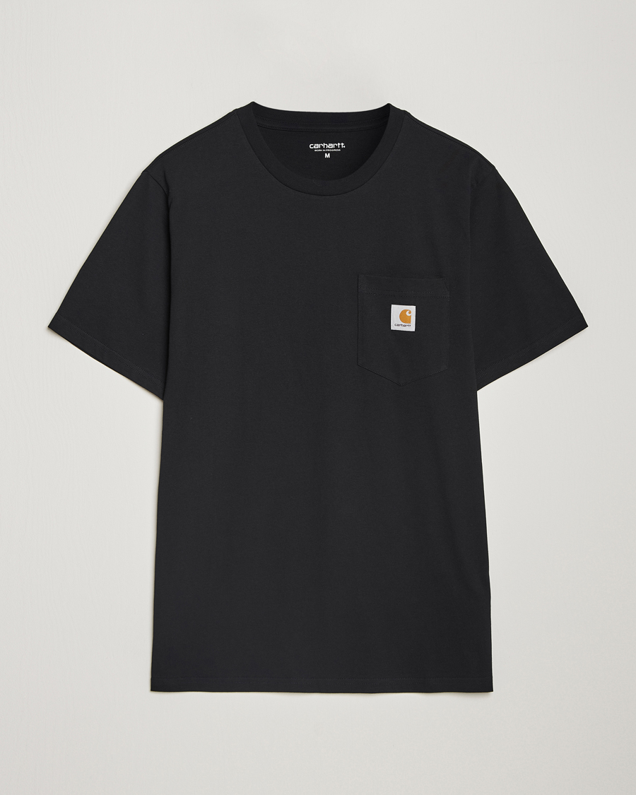 Heren | T-shirts | Carhartt WIP | Pocket Cotton T-Shirt Black
