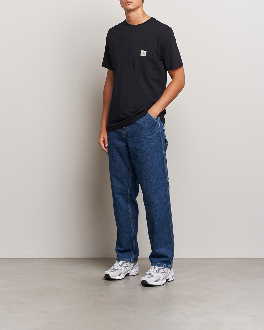Heren | T-shirts | Carhartt WIP | Pocket Cotton T-Shirt Black