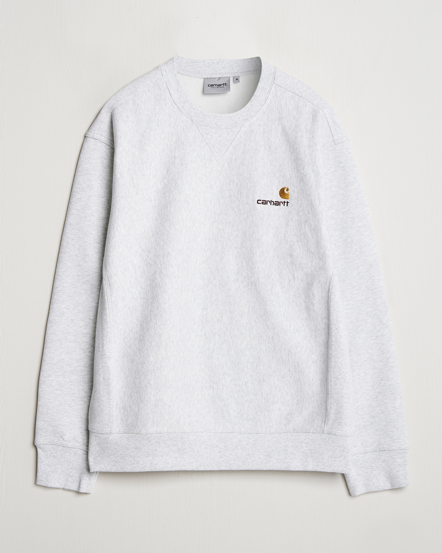 Heren | Truien | Carhartt WIP | American Script Sweatshirt Ash Heather