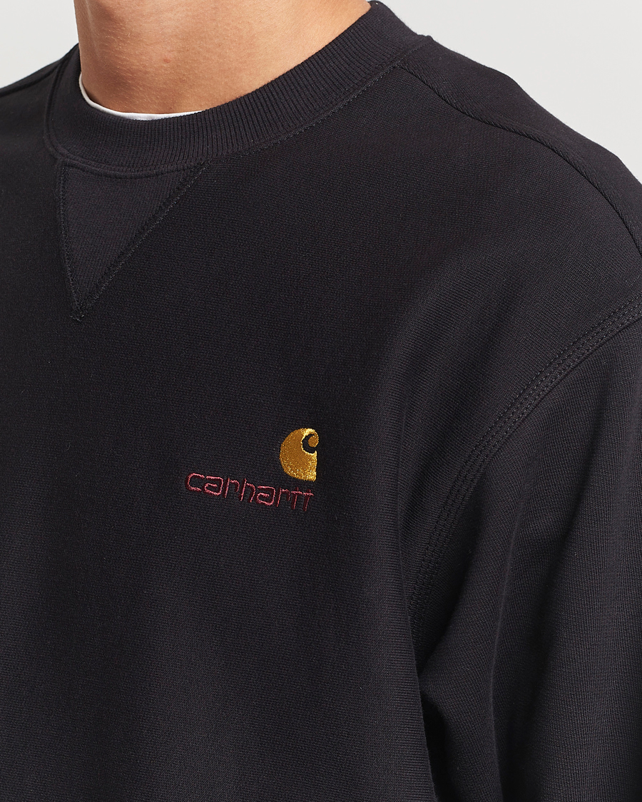 Heren | Truien | Carhartt WIP | American Script Sweatshirt Black