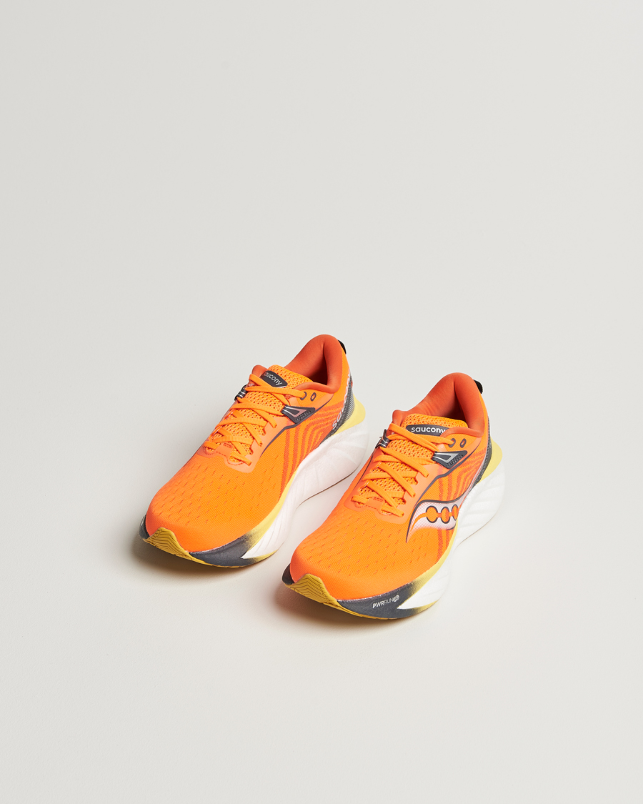 Homme | Saucony Triumph 22 Running Sneakers Spice/Canary | Saucony | Triumph 22 Running Sneakers Spice/Canary