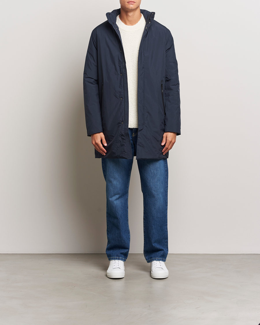 Homme | Manteaux Et Vestes | J.Lindeberg | Hollis Tech Coat Navy