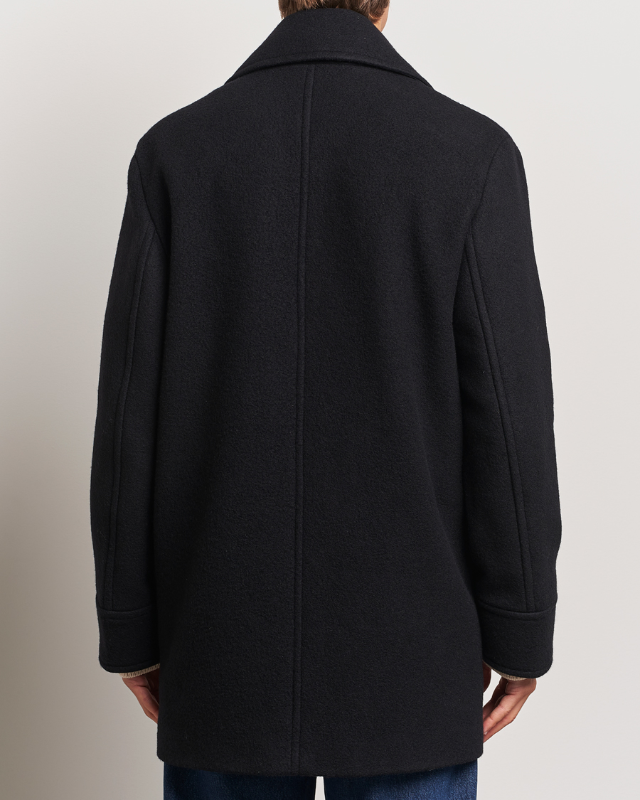 Heren | Jassen | J.Lindeberg | Arno Double Breasted Coat Black