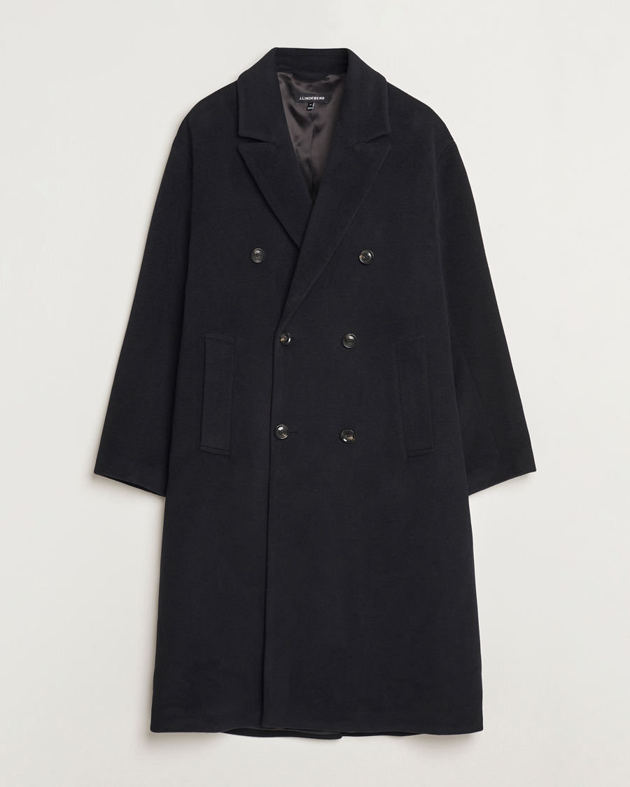 Homme | Manteaux Et Vestes | J.Lindeberg | Willy Wool Coat Black