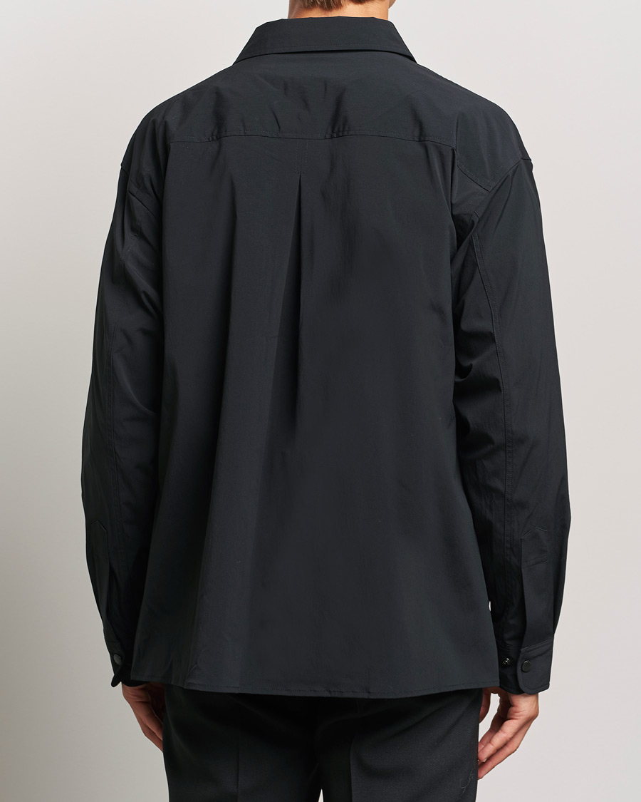 Homme | Chemises | J.Lindeberg | Howard Tech Press Stud Shirt Black
