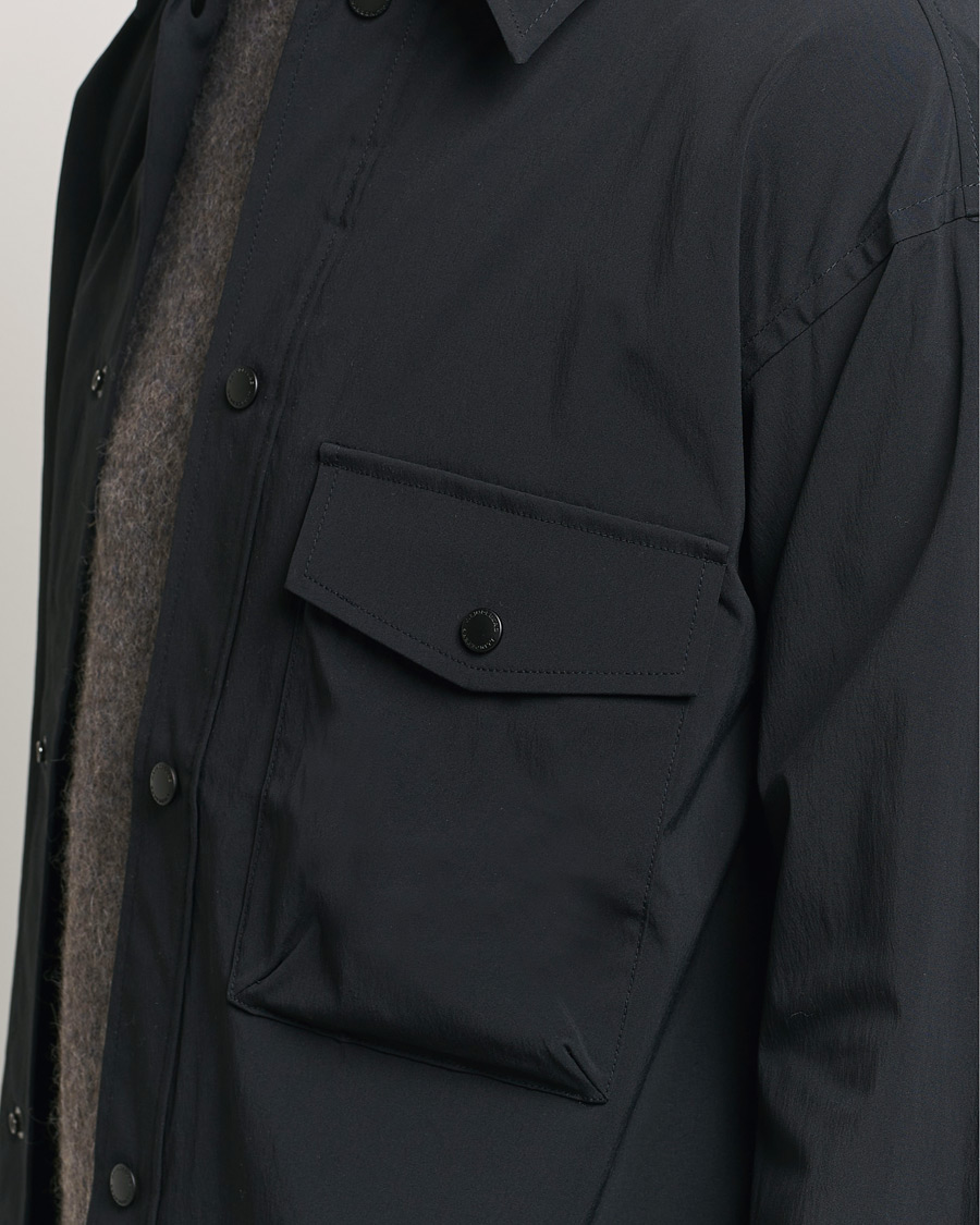 Homme | Chemises | J.Lindeberg | Howard Tech Press Stud Shirt Black