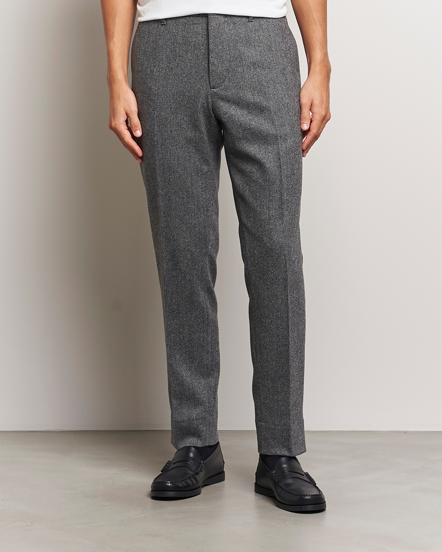 Heren | Broeken | J.Lindeberg | Soren Twill Cash Flannel Pants Night Owl